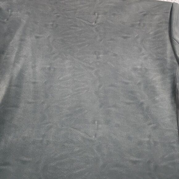 BLANKNYC Blazer Womens Small Green Vegan Faux Leather Double Breasted Pockets - Picture 15 of 16